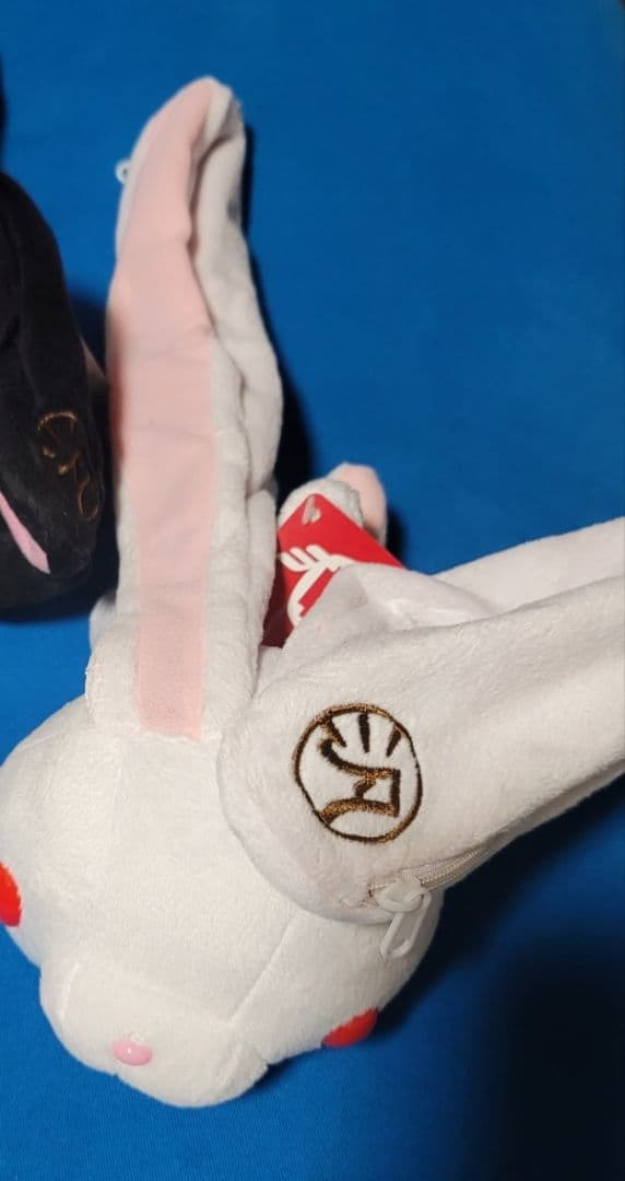 汎用うさぎ デュアル ペンケース 白1体