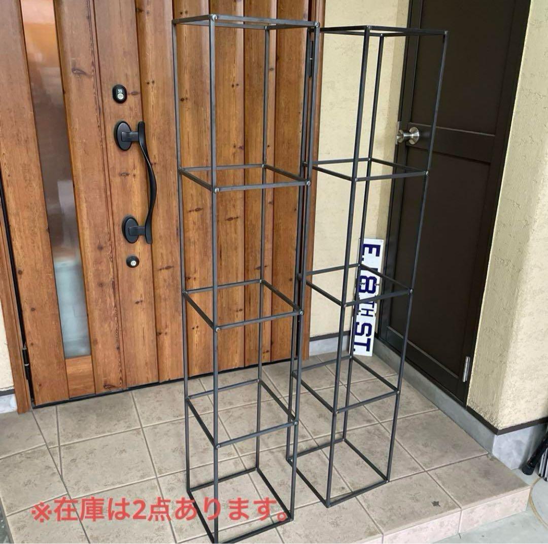 インダストリアル アイアン ラック シェルフ 1点 シャビー 店舗什器（Ｂ）