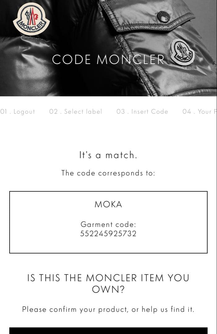 ＊MONCLER モンクレール＊人気モデルMOKA 少し訳あり 格安出品