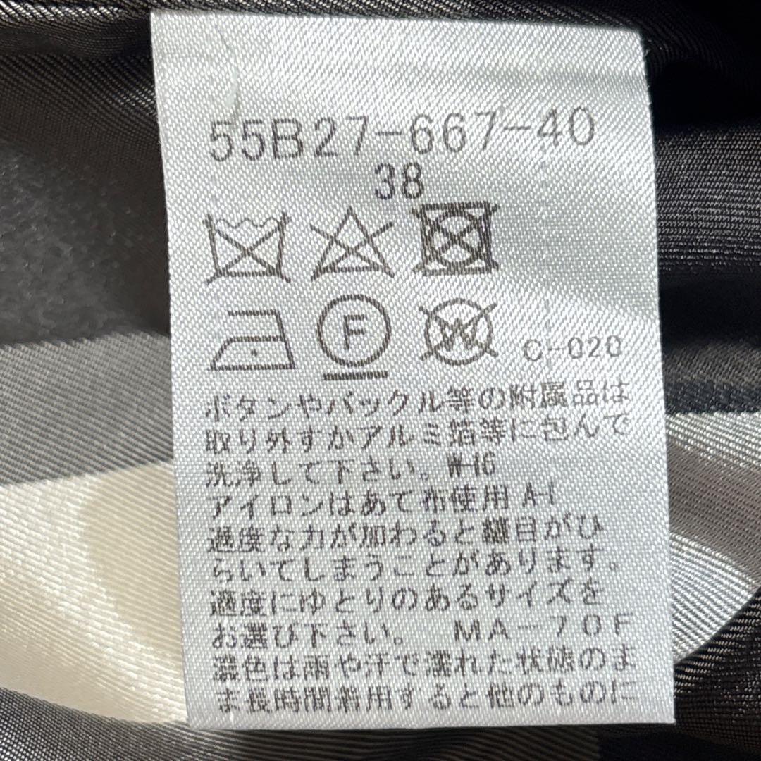 【美品】BURBERRY ベルト付き Aラインウールコート キャメル38