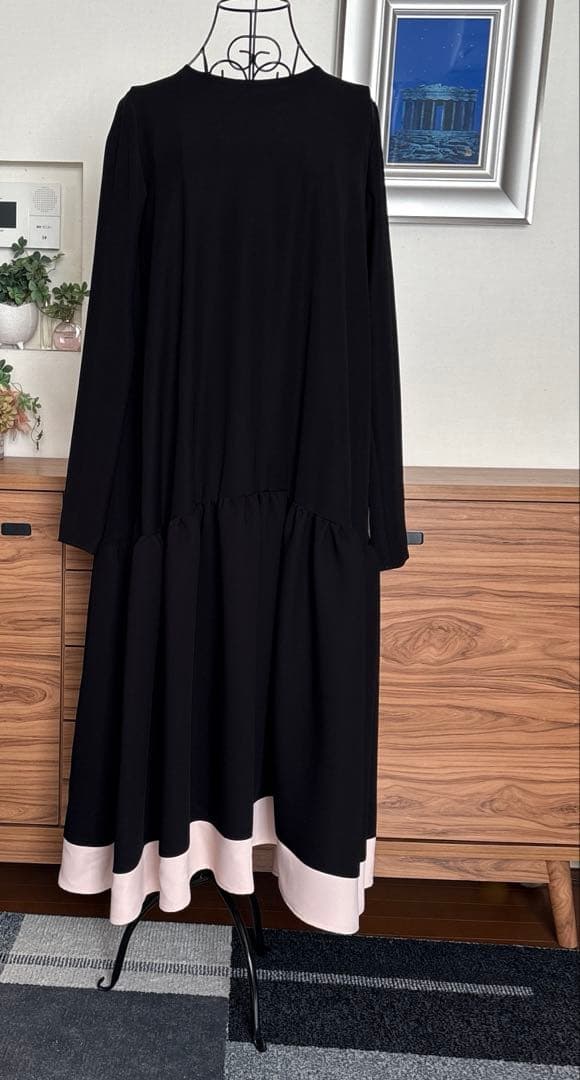 お値下げ⭐︎タグ付未使用⭐︎ヨーコチャン　人気の長袖ロングワンピース