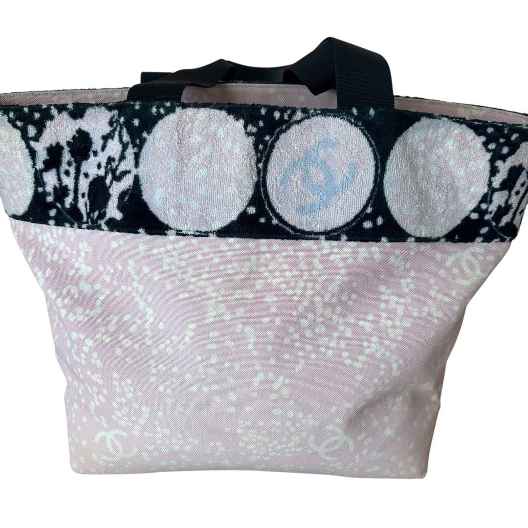 CHANEL ハイサマー ラージトート ピンク ブラック