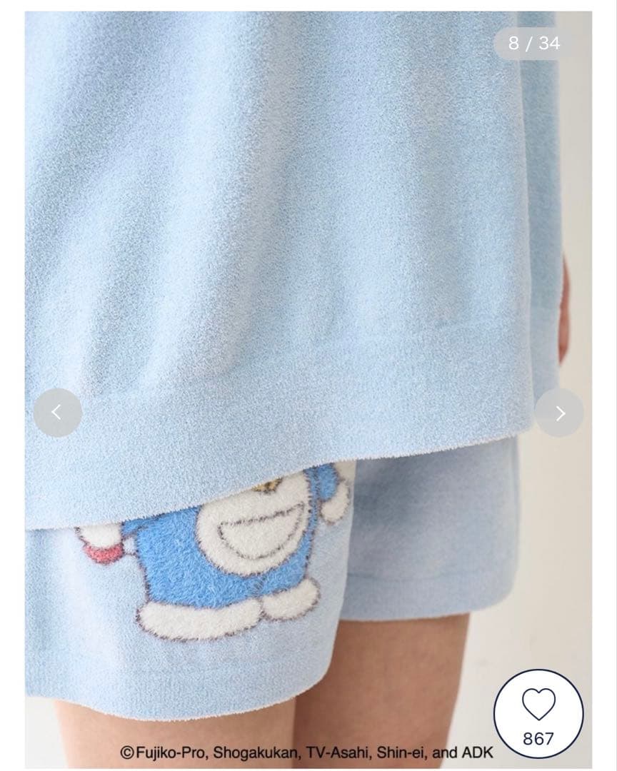 お値下げ！gelato pique【レディース】ドラえもんルームウェア＋靴下