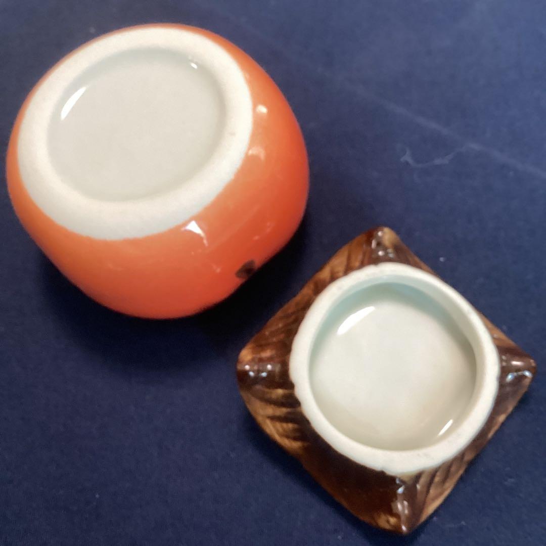 柿香合　珍味入れ10客　　新品未使用　　秋の器