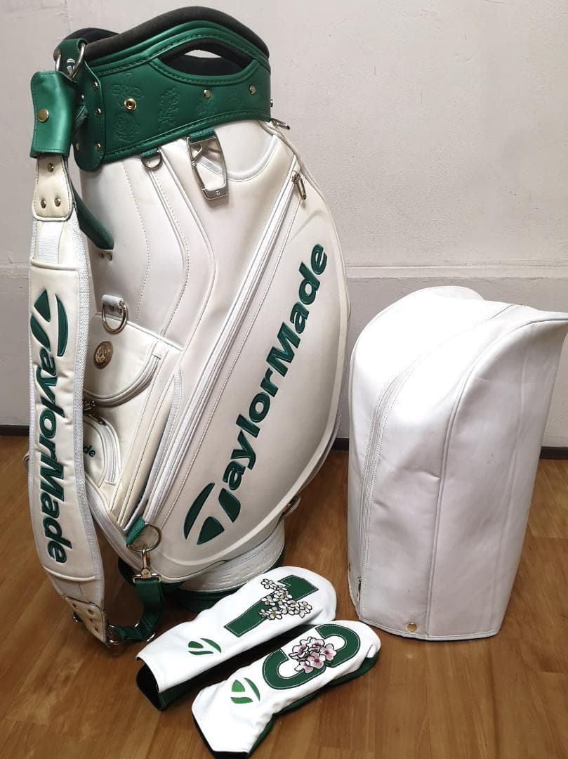 TaylorMadeの限定マスターズキャディバッグ(2019年式・カバー2個付)