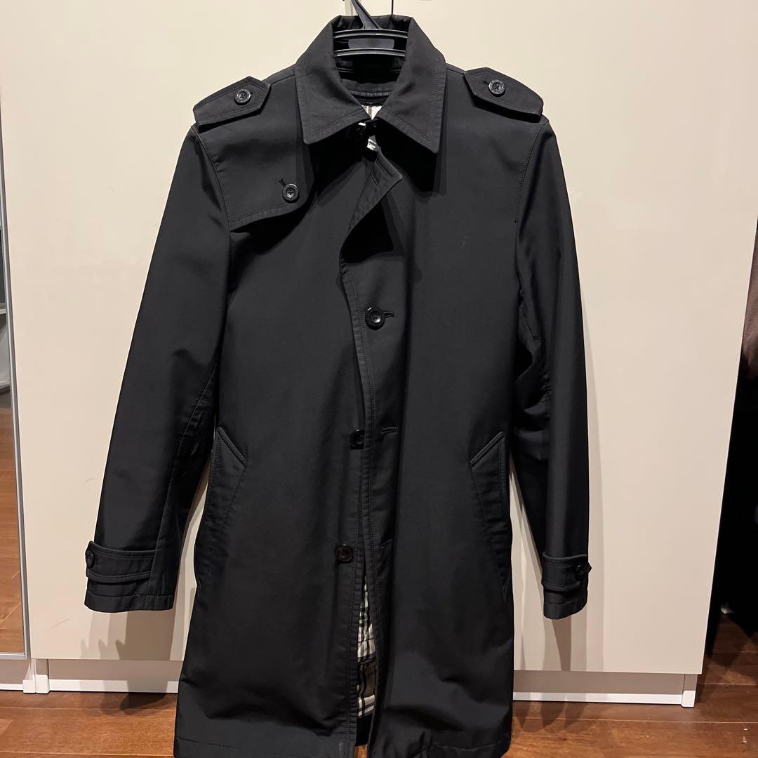 H*M様 ブラック トレンチコート ウエス