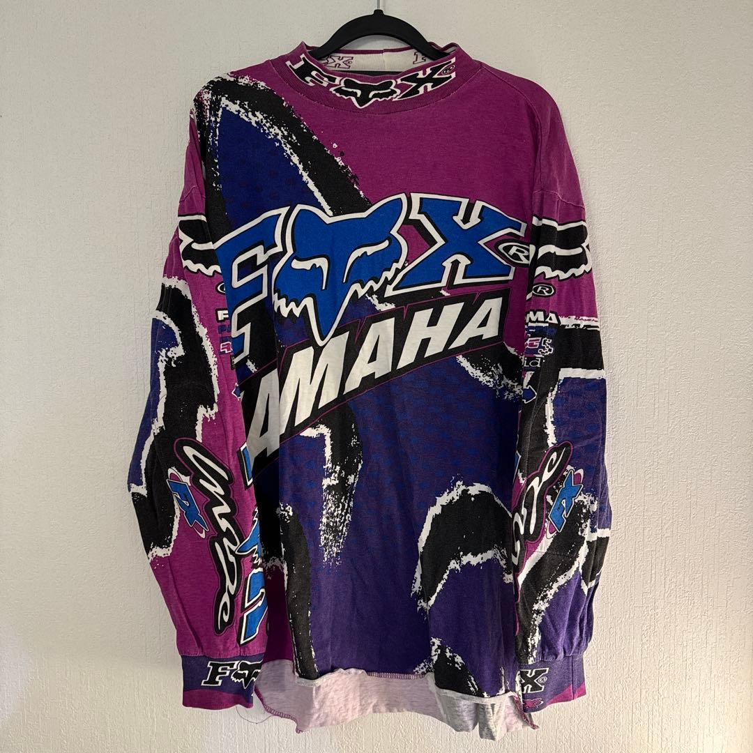 1995年製　fox racing / Yamaha print jersey