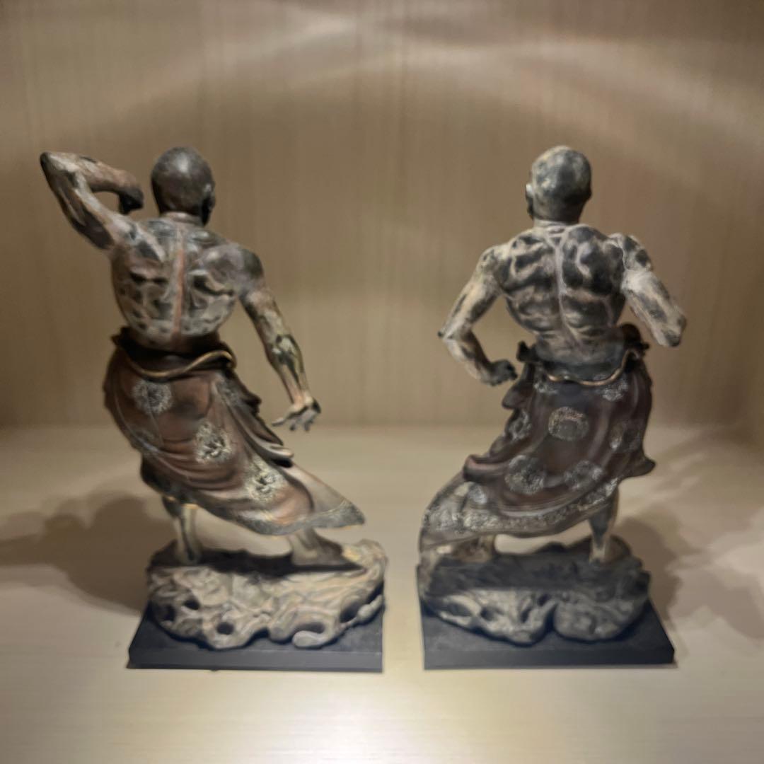 【生産終了品】金剛力士［掌］阿形吽形ペア　イスム仏像フィギュア