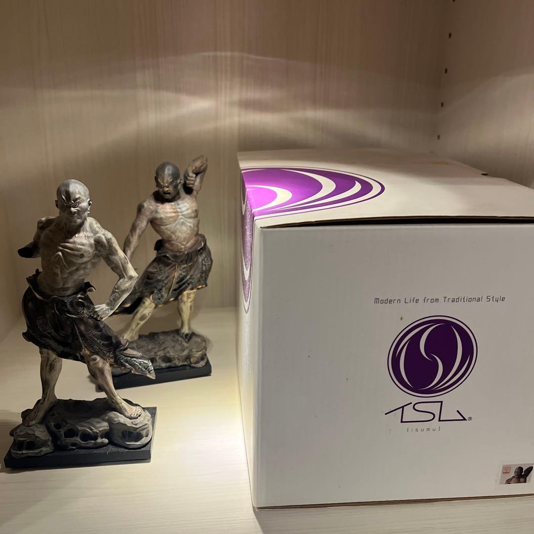 【生産終了品】金剛力士［掌］阿形吽形ペア　イスム仏像フィギュア