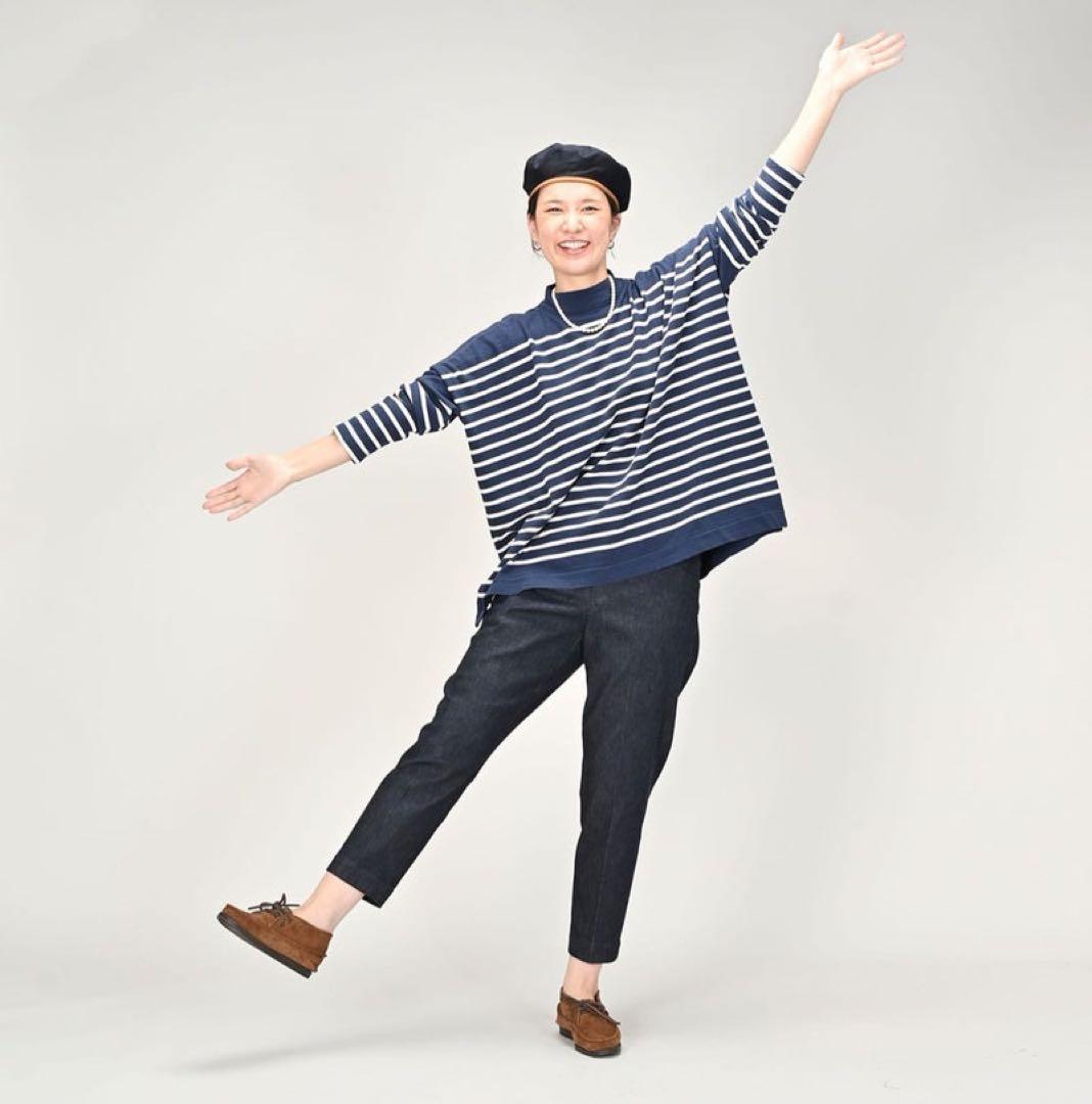 極美品 2024年モデル 45R 麦比古ストレッチデニムのサブリナスラックス M