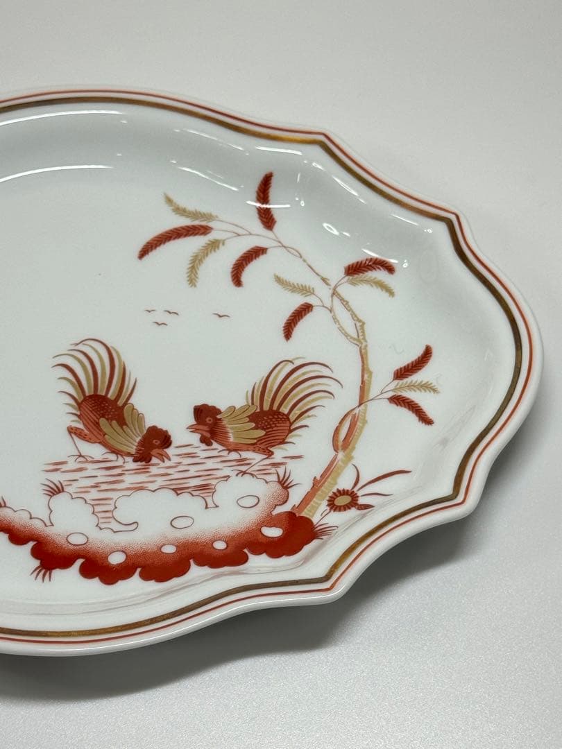 Richard Ginori レッドコック ミニオーバルプレート 小皿