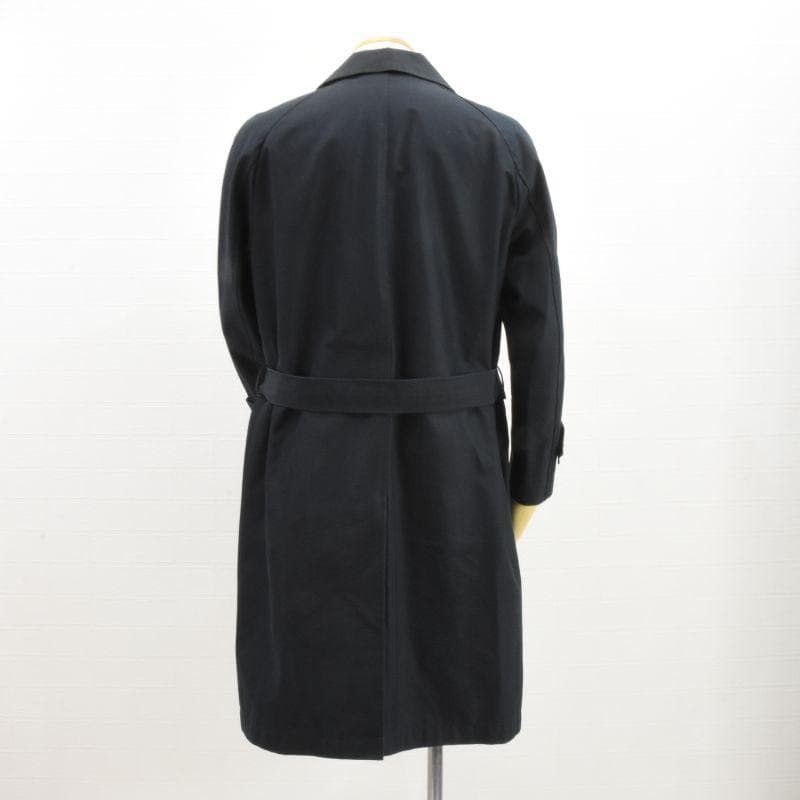 美品◇lacquer&C◇バルマカーンコート◇M-L◇ネイビー◇ロロピアーナ