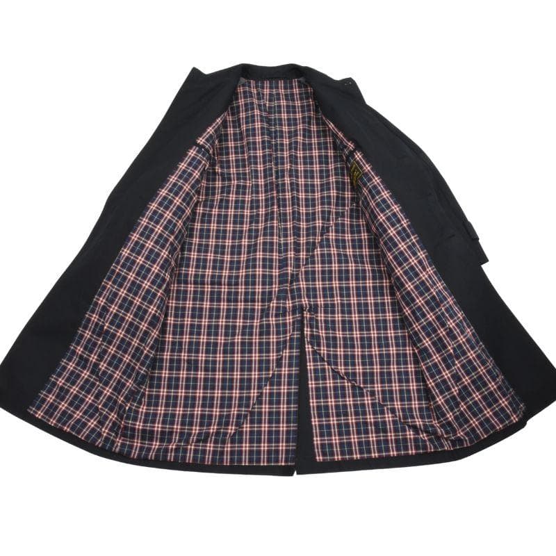 美品◇lacquer&C◇バルマカーンコート◇M-L◇ネイビー◇ロロピアーナ