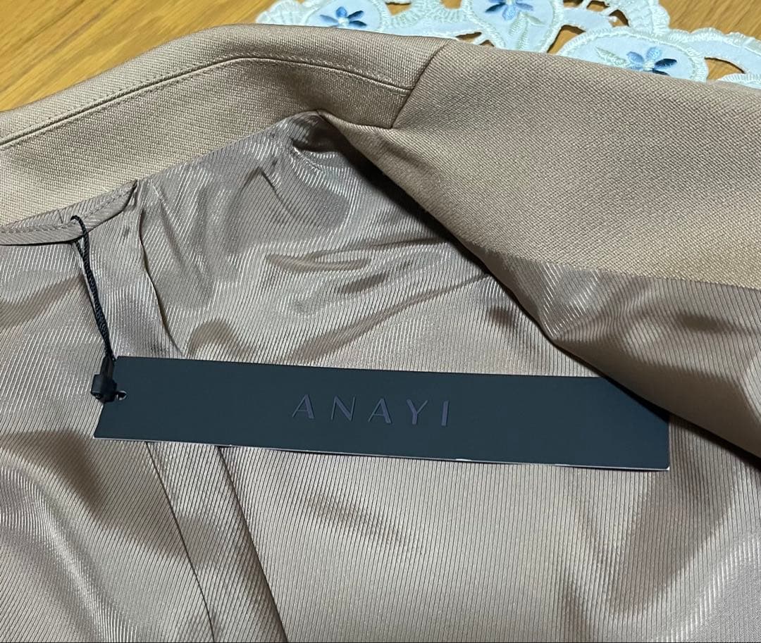 【新品未使用】ANAYI ベージュ チェスターコート 新品タグ付き