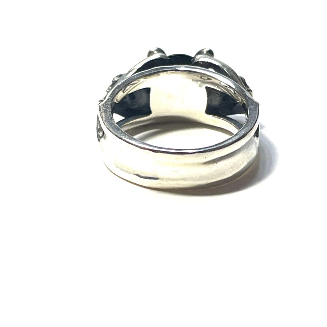 半額以下︎‼︎ ◆ほぼ新品♪ マジカルデザイン◆ジルコニアスカルリング◆42900円