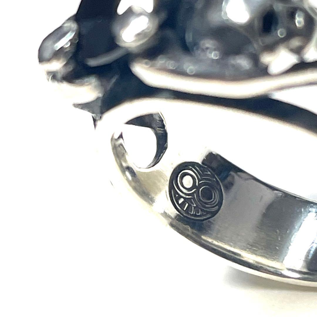 半額以下︎‼︎ ◆ほぼ新品♪ マジカルデザイン◆ジルコニアスカルリング◆42900円