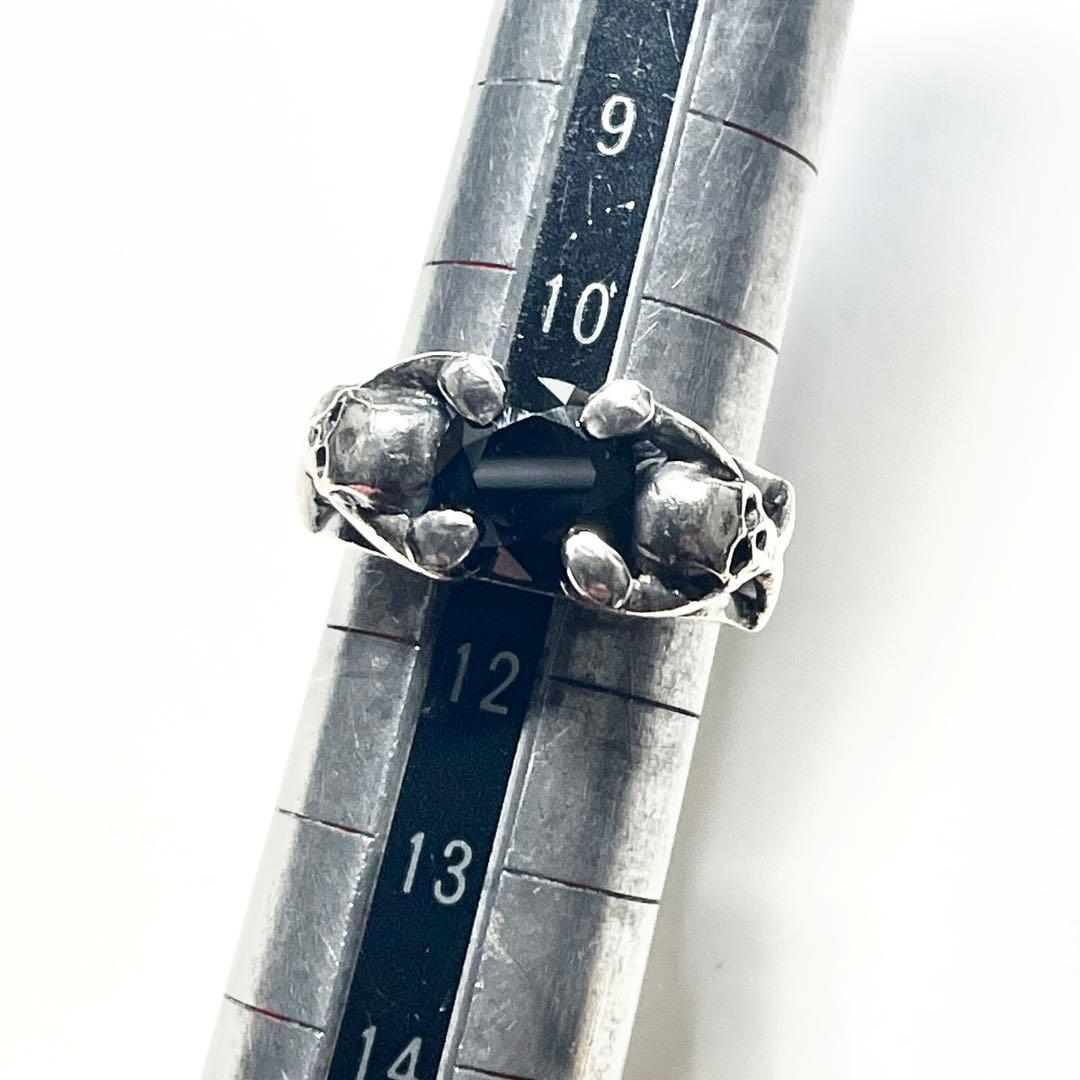 半額以下︎‼︎ ◆ほぼ新品♪ マジカルデザイン◆ジルコニアスカルリング◆42900円