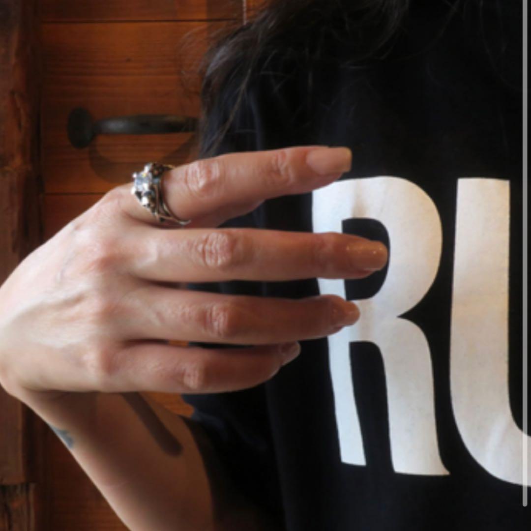 半額以下︎‼︎ ◆ほぼ新品♪ マジカルデザイン◆ジルコニアスカルリング◆42900円