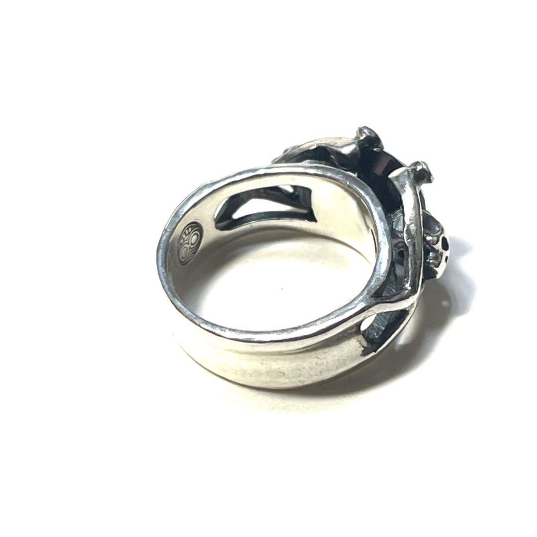 半額以下︎‼︎ ◆ほぼ新品♪ マジカルデザイン◆ジルコニアスカルリング◆42900円