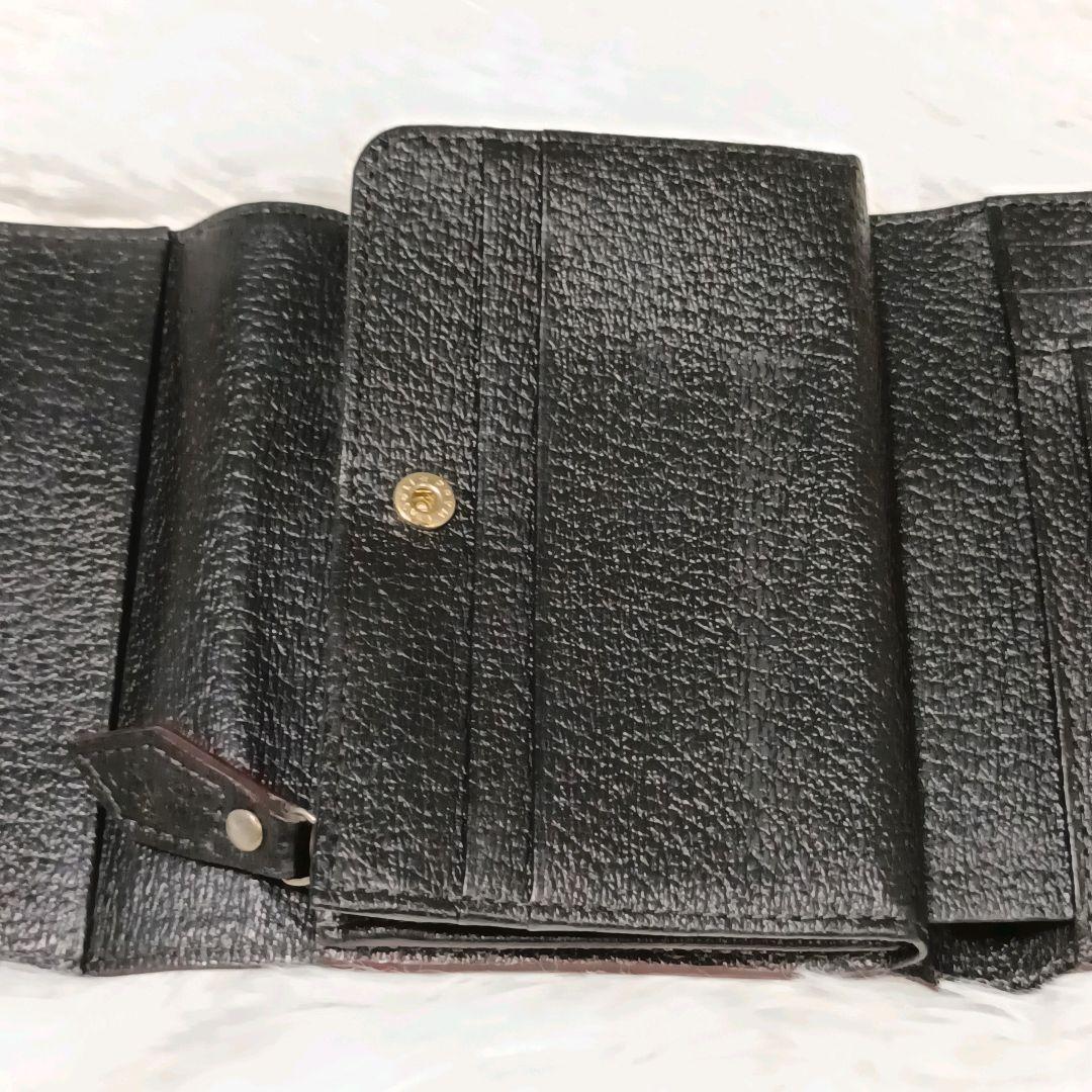 VivienneWestwood 三つ折り財布 オーブ ブラック レザー