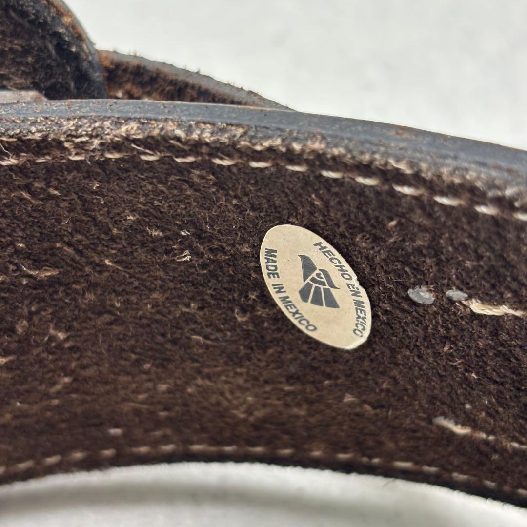 小物 leather carving western gun belt Y2K