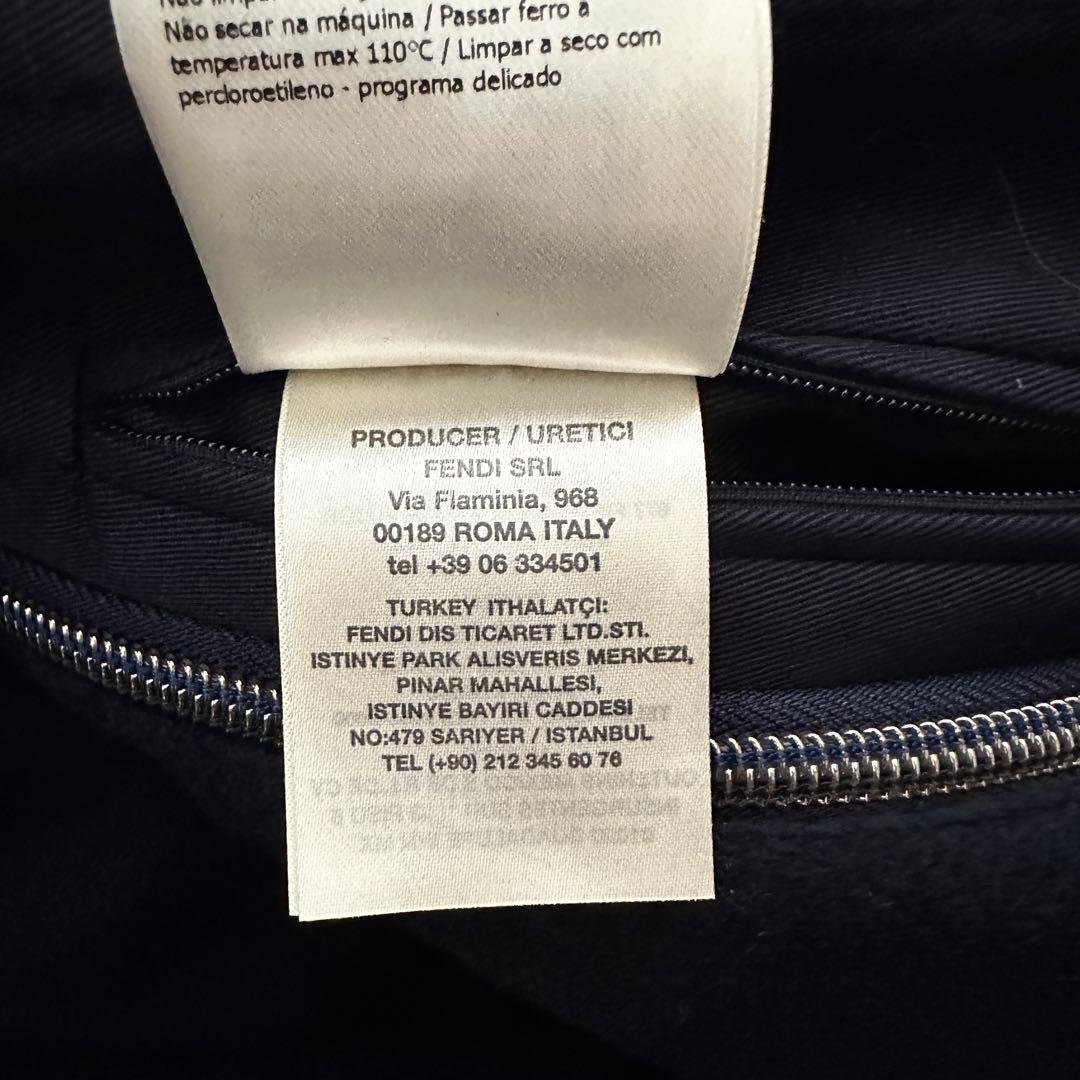 FENDI カシミヤライナー付 比翼 コート