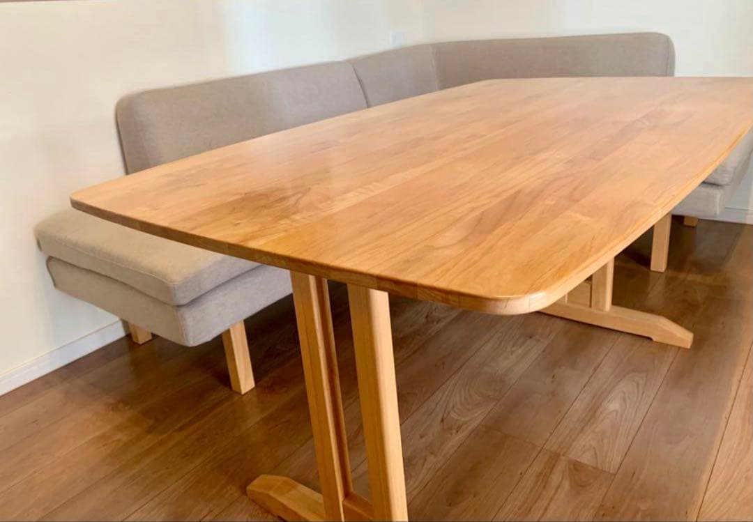 【美品】モモナチュラル DINING TABLE OVAL TOP 27
