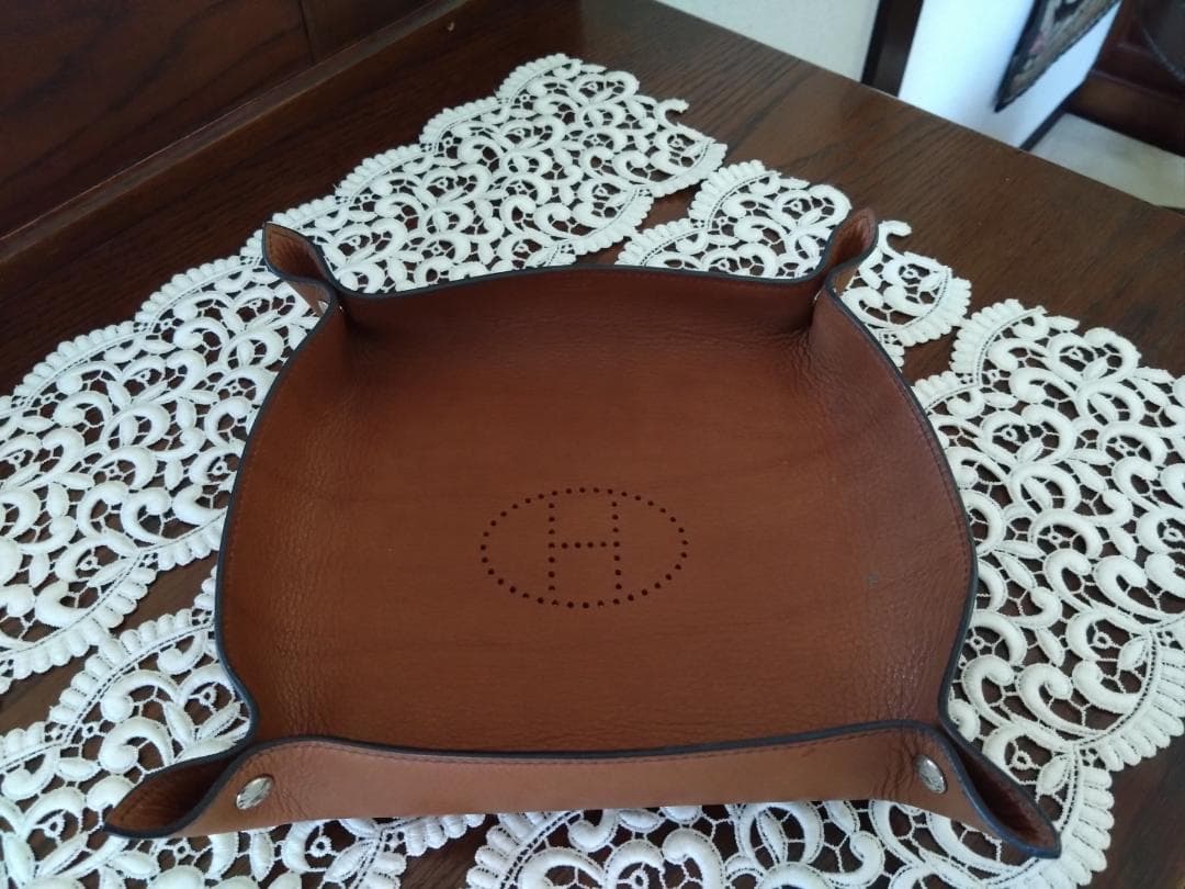 エルメス ：正規品：ヴィドポッシュ トレー 　L大型　小物入れ　刻印あり