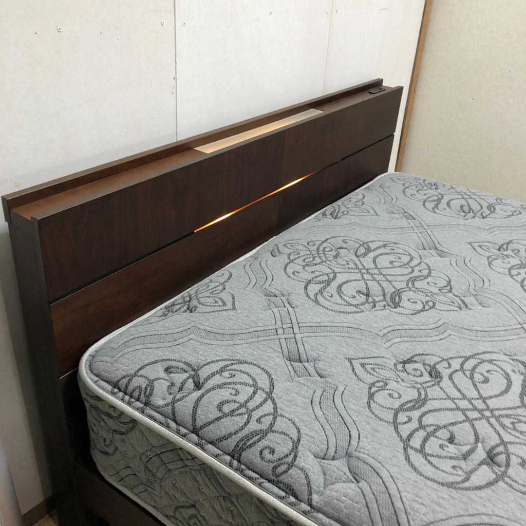 送料無料　超美品　サータ × ドリームベッド ダブル マットレス 88214-