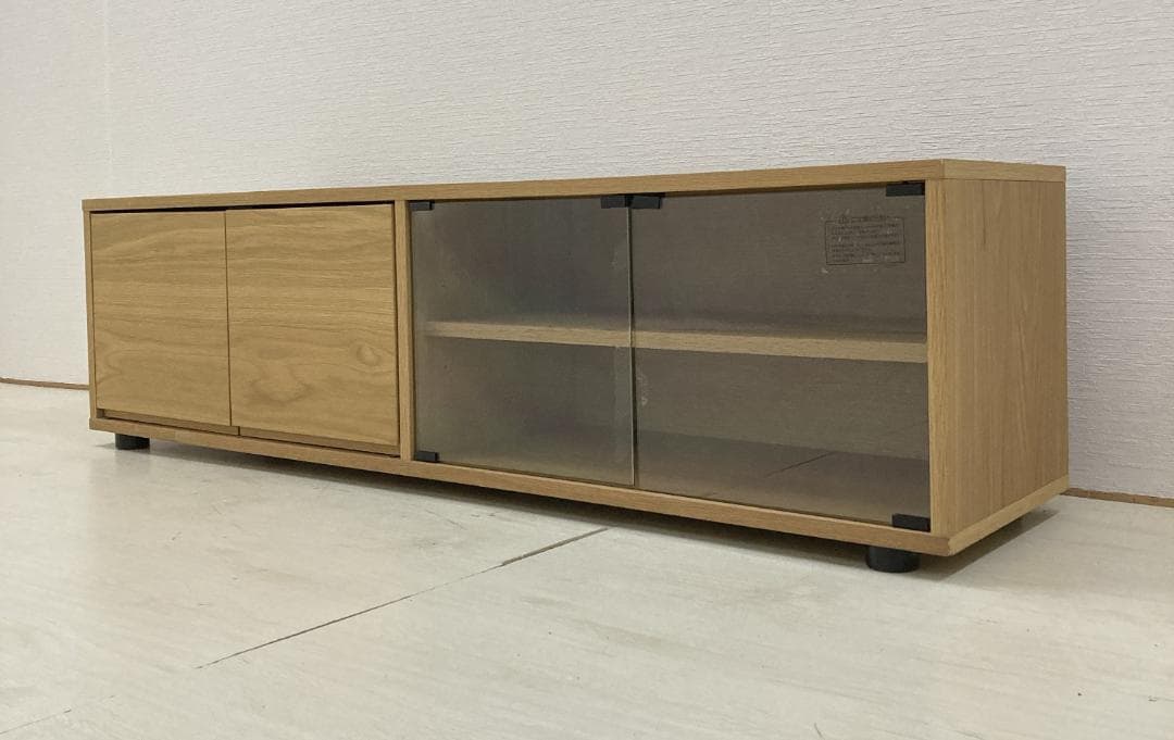 無印良品　スタッキングキャビネット オーク材 テレビ台　ローボード　テレビボード