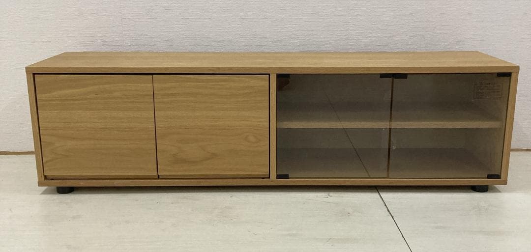 無印良品　スタッキングキャビネット オーク材 テレビ台　ローボード　テレビボード