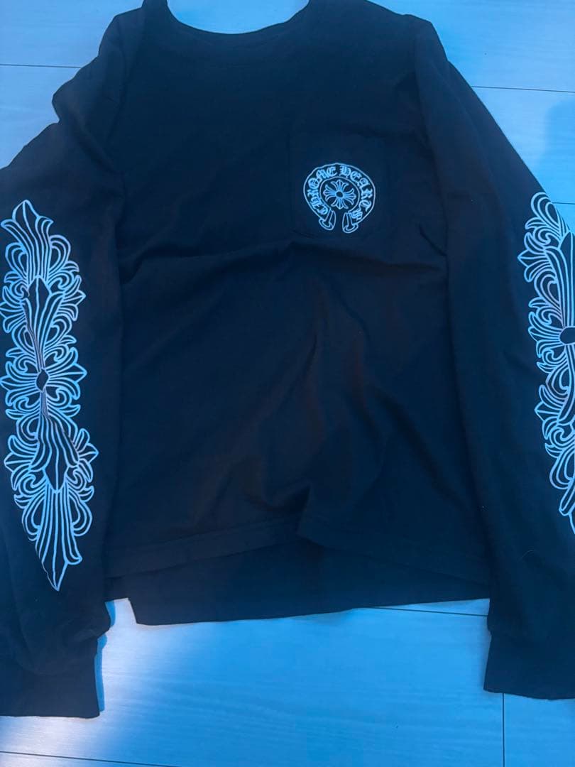 l*a様 早い者勝ち 確定本物 CHROME HEARTS ブラック ロンT M