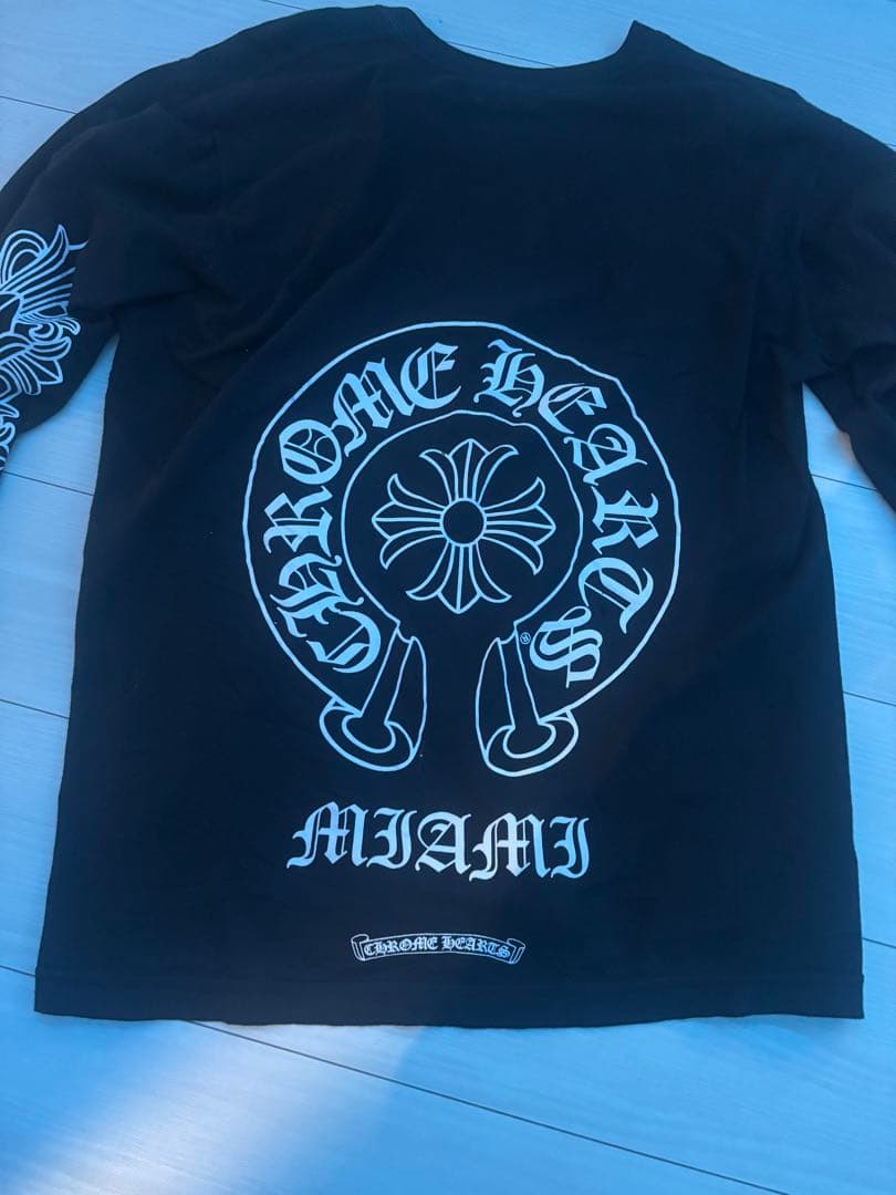 l*a様 早い者勝ち 確定本物 CHROME HEARTS ブラック ロンT M