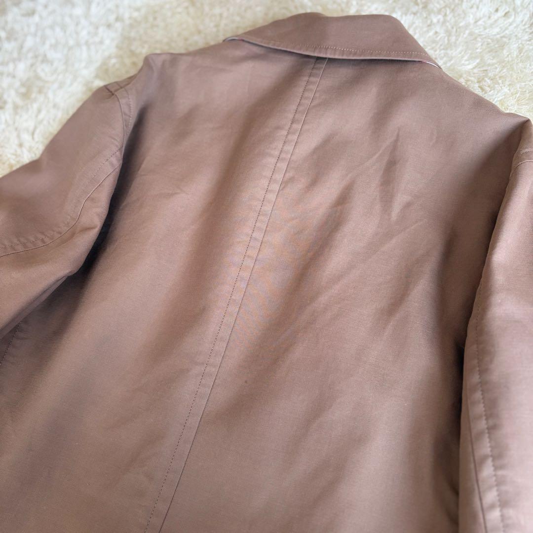 バーバリー ステンカラーコート ノバチェック ライナーモカベージュ