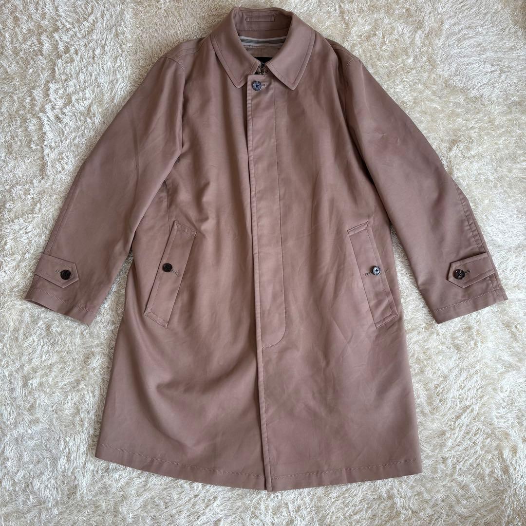 バーバリー ステンカラーコート ノバチェック ライナーモカベージュ