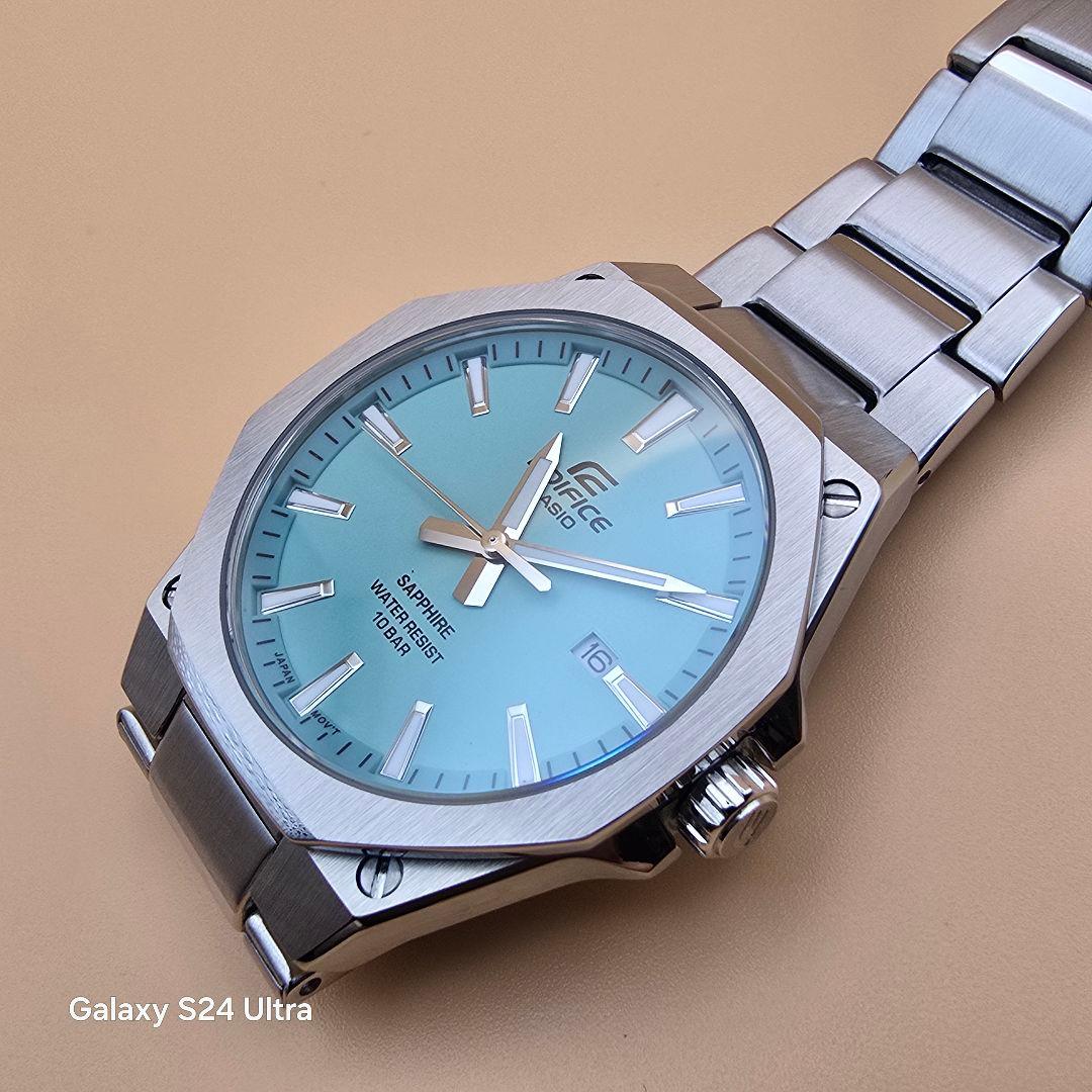 未使用 カシオ EDIFICE ターコイズブルー EFR-S108DJ-2BJF