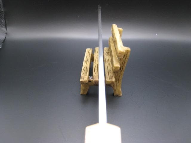 [新品未使用] 三徳包丁180mm 磨き仕上げ 白紙1号 樫 八角