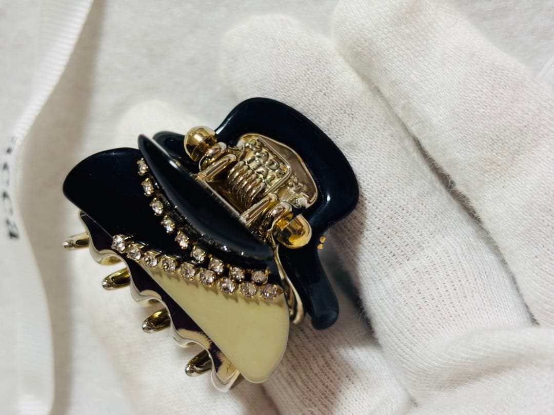 【極美品】アッカ acca クリップ　ヘアクリップ ツートン バイカラー