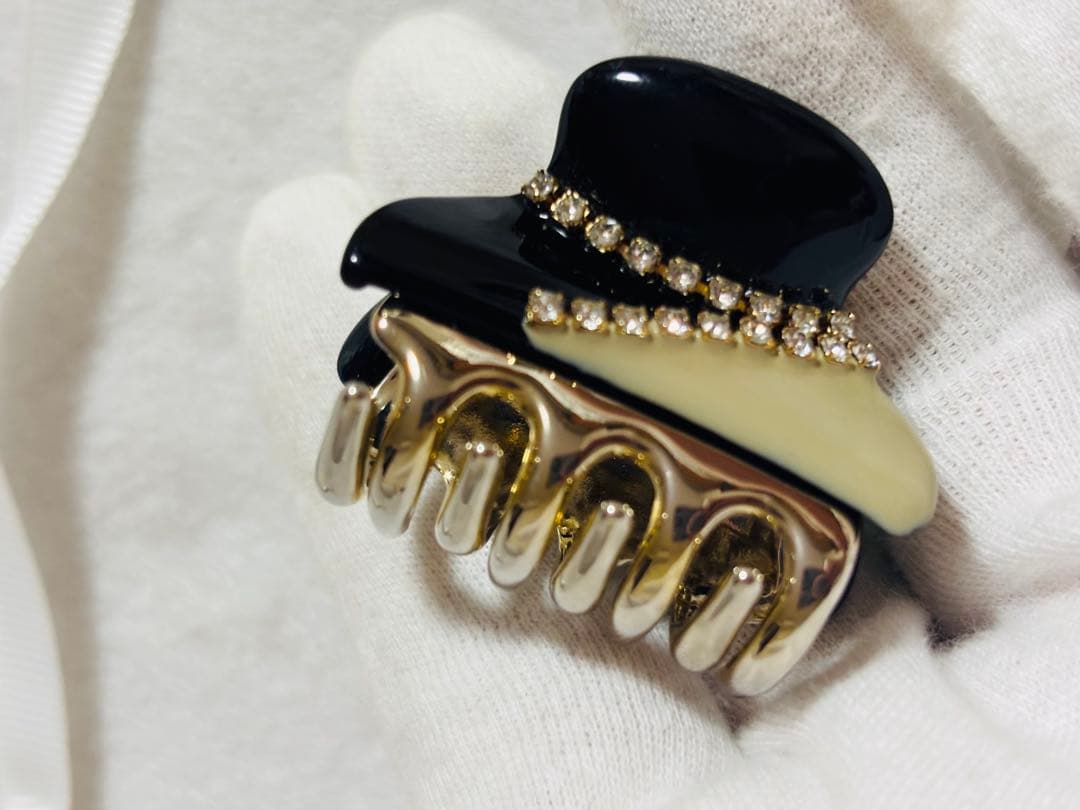 【極美品】アッカ acca クリップ　ヘアクリップ ツートン バイカラー