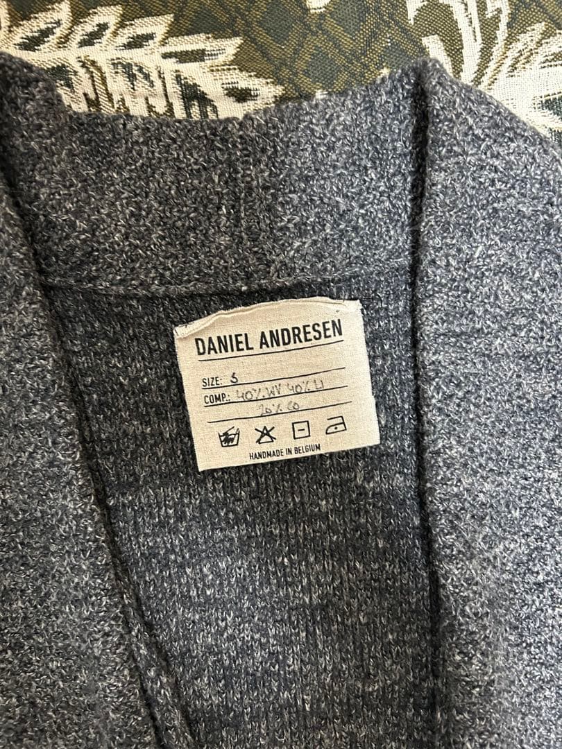 ウールリネンピンニットカーディガンセーター DANIEL ANDRESEN