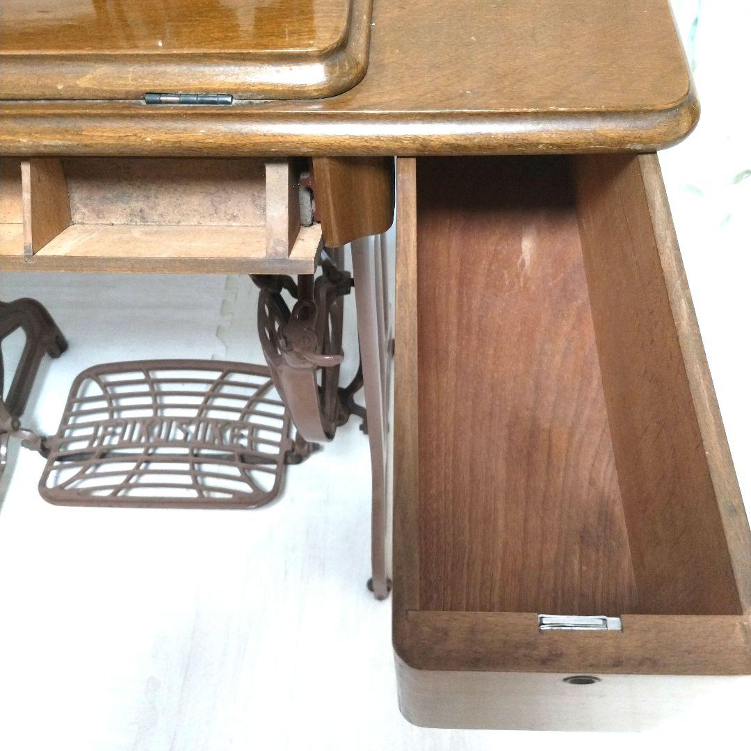 福助　FUKUSUKE 　ミシン台　　　アンティークミシン　 フクスケ
