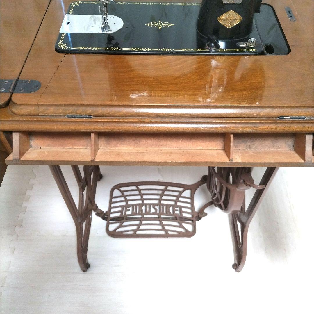 福助　FUKUSUKE 　ミシン台　　　アンティークミシン　 フクスケ