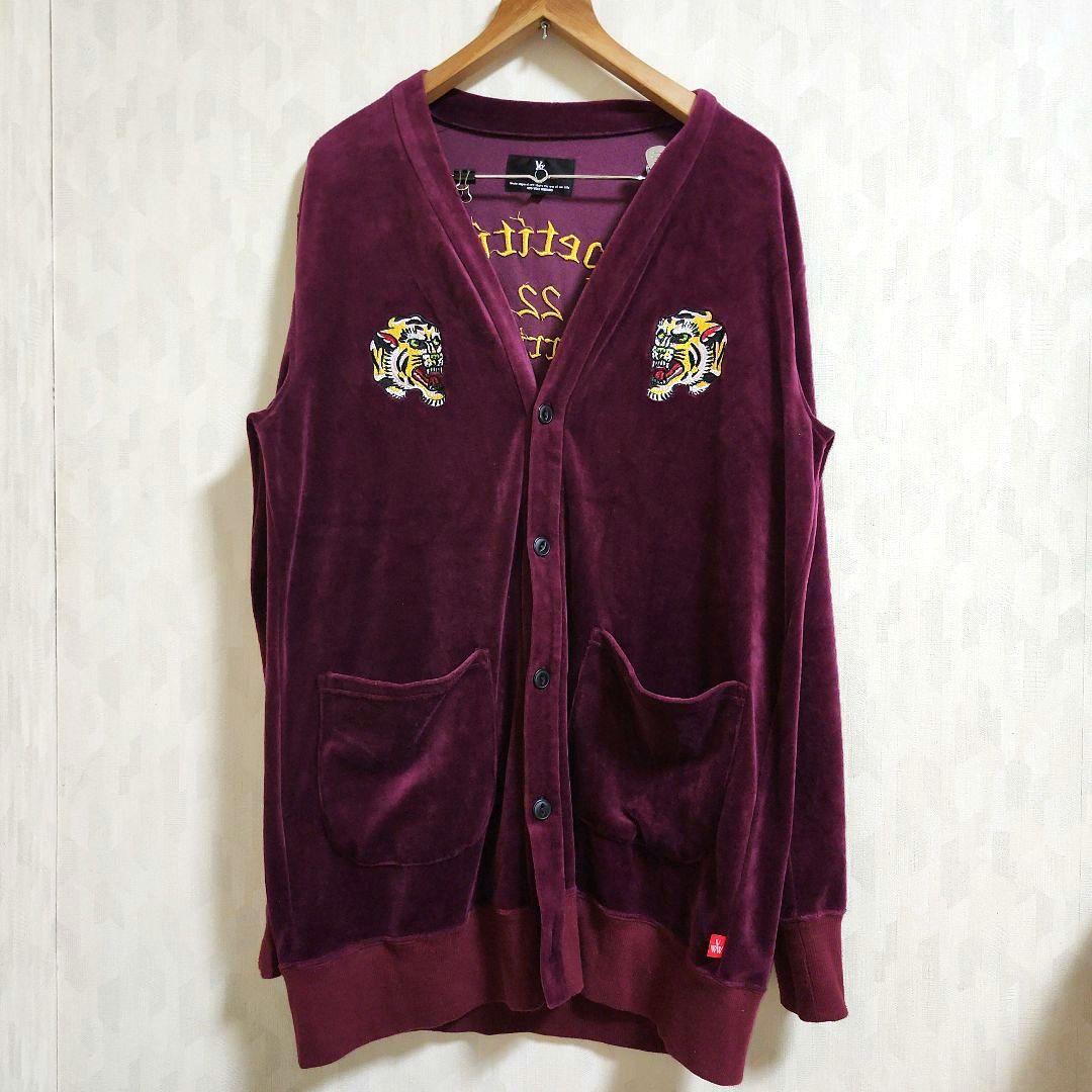 ⭐drraodi⭐VIRGO　ヴァルゴ　ベロアカーディガン　虎刺繍 コラボ