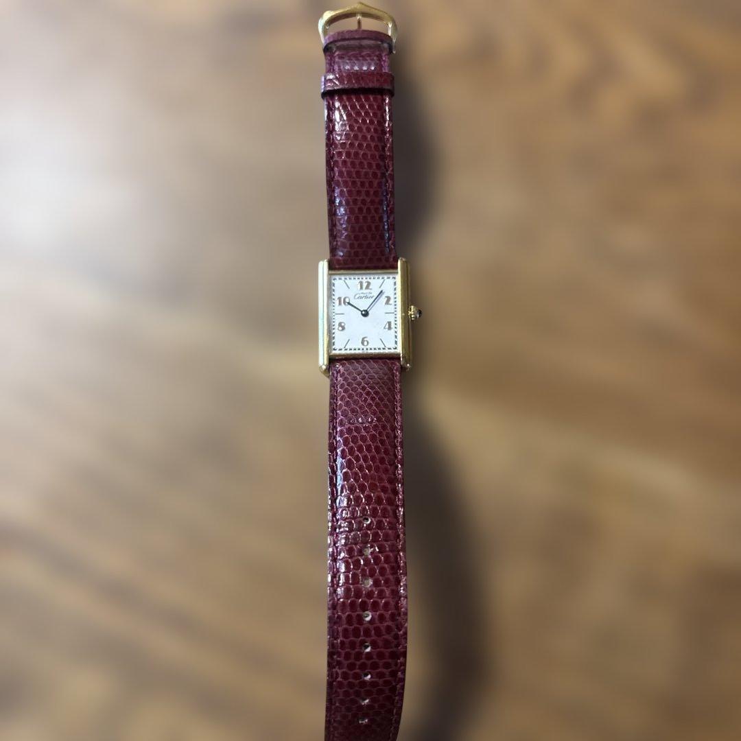 カルティエ CARTIER マストタンク SM ヴェルメイユ クォーツ