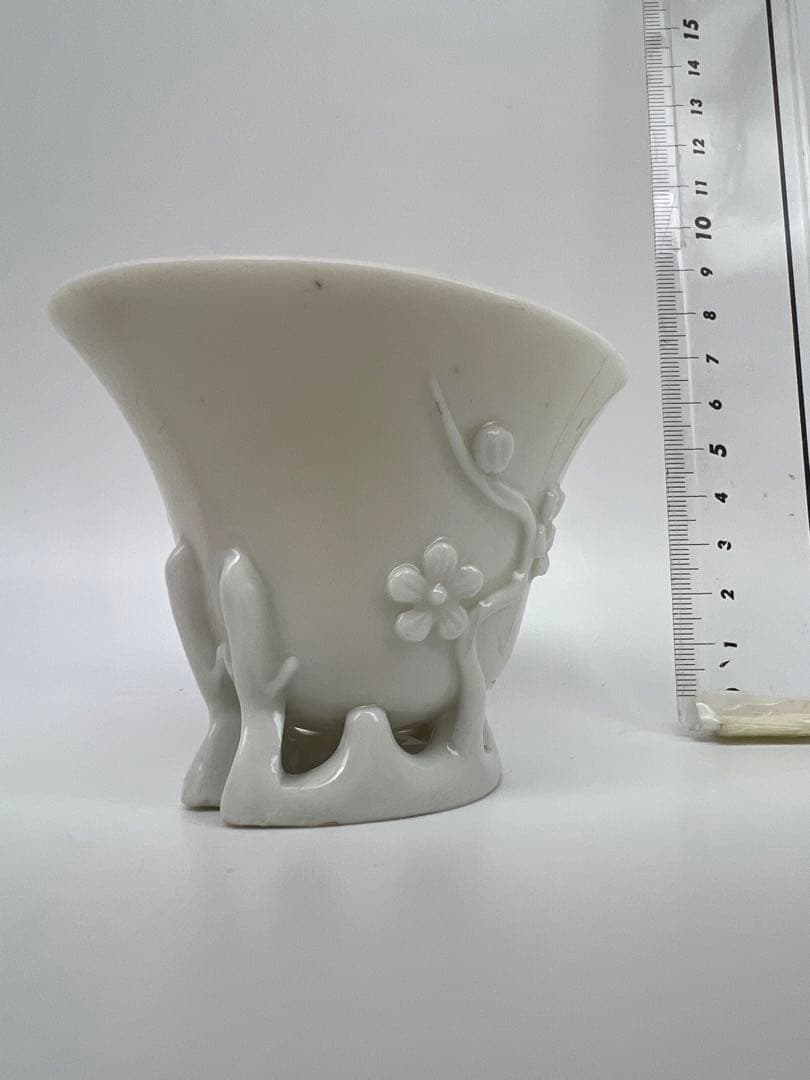 中国明朝か清朝德化窯杯茶道具骨董古美術　コレクション唐物　アンティーク青磁　江戸