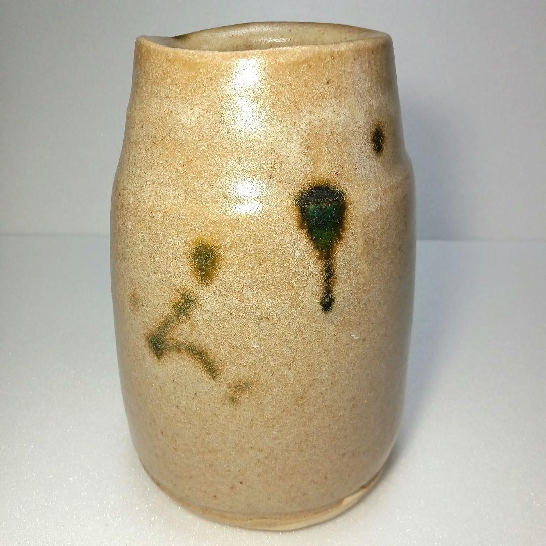 茶道具 黄瀬戸 花生 (花入) 藤原 一門