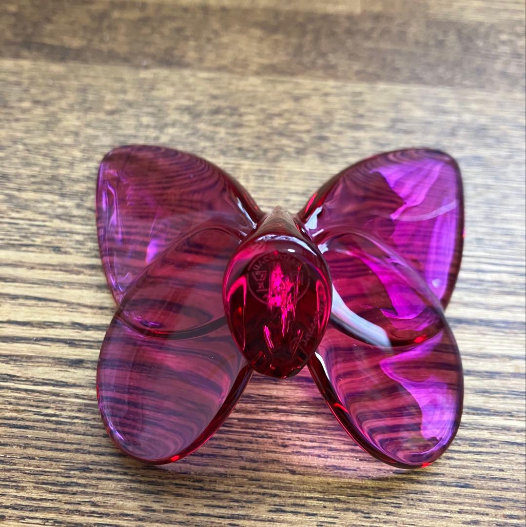 Baccarat バカラ ラッキーバタフライ クリスタルガラス