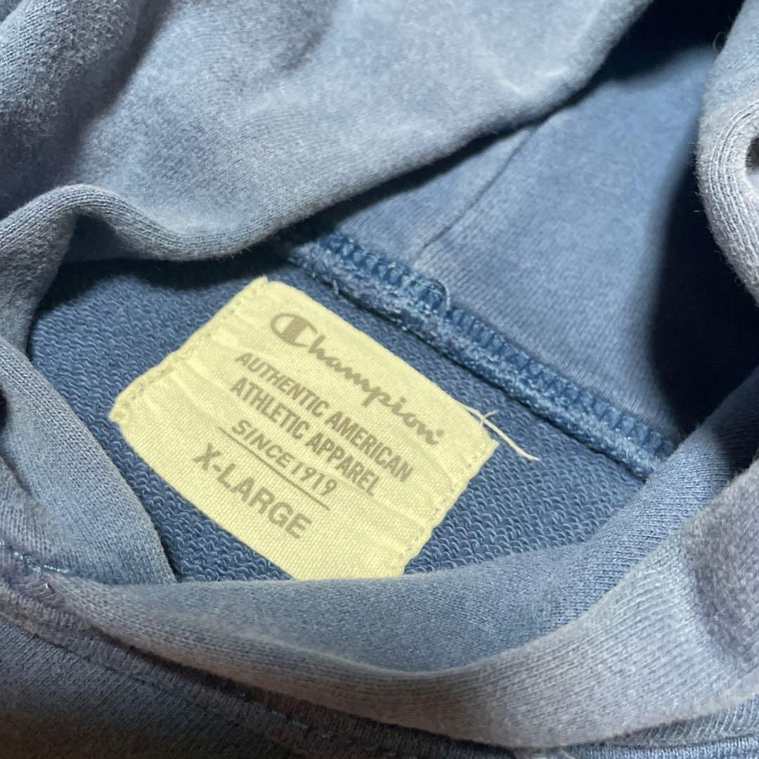 S*i様 《300円スタート》Champion HAWAII パーカー ブルー