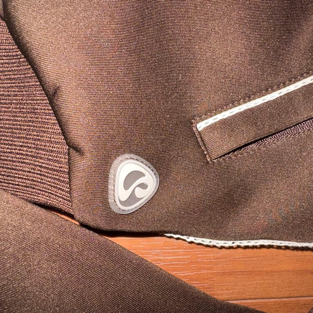 ウォーキング・ランニングウェア coyseio LACE TRACK JACKET brown