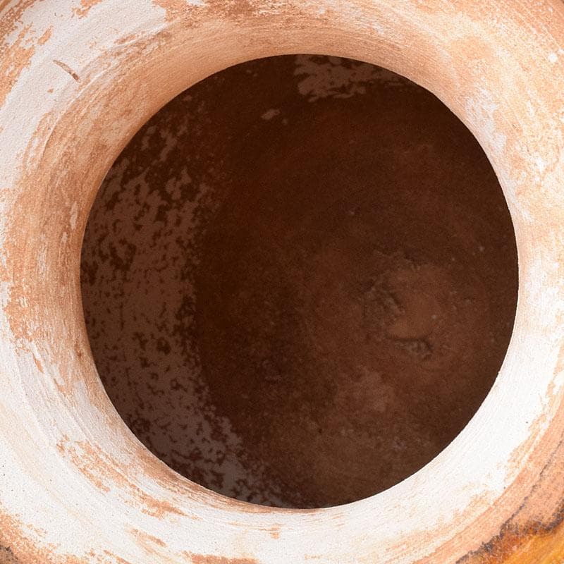 中国　唐三彩　蓋壷　飾壷　C　R8539H